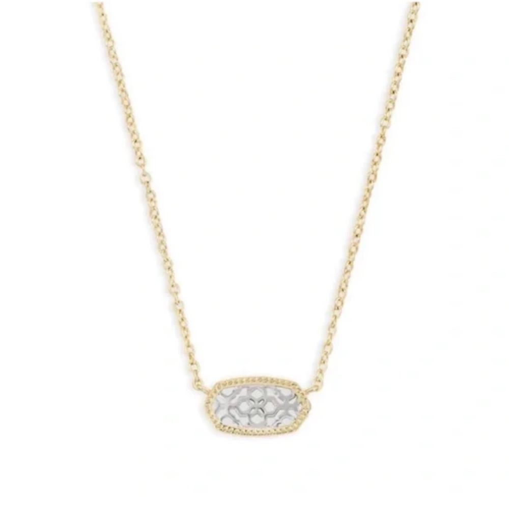 Kendra Scott Elisa Necklace - Silver Filigree - Kendra Scott Necklace